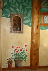 Tree and Flowers