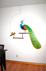 Peacock, Ladybug and Pears