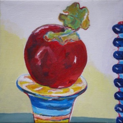 Apple and Candle Holder